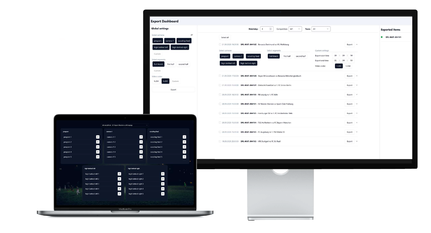 CUstomer interface of a website